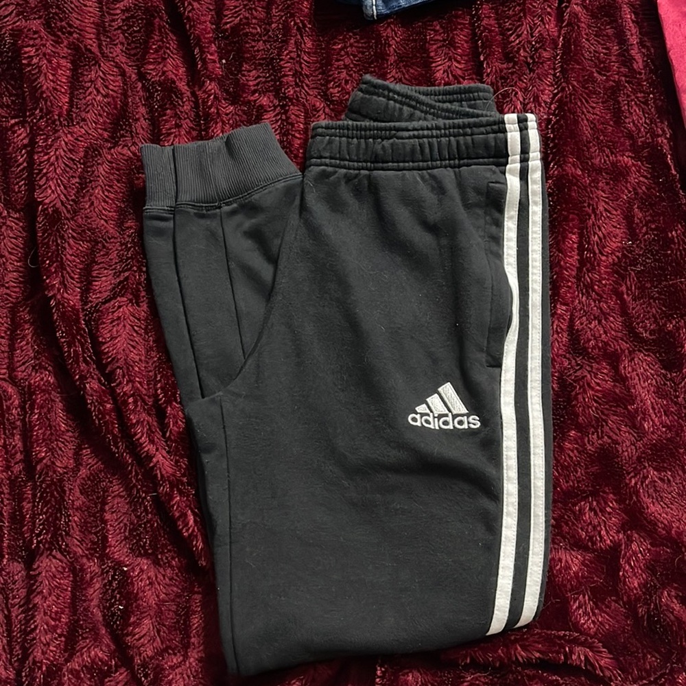 like new adidas joggers size xs black